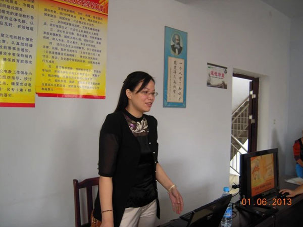 王红艳老师在社区的心理健康培训
